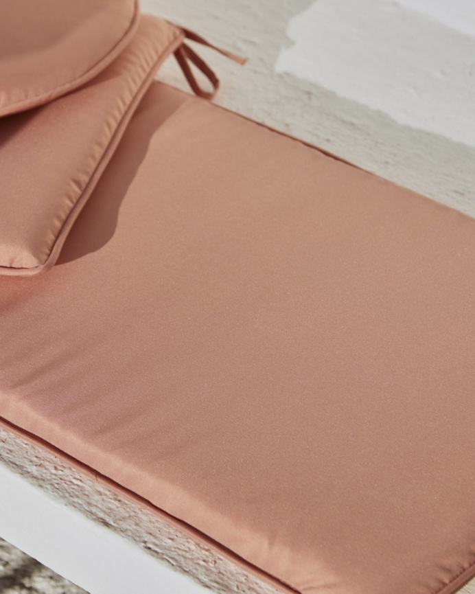 Cuscino rettangolare colore rosa 40x120x3cm