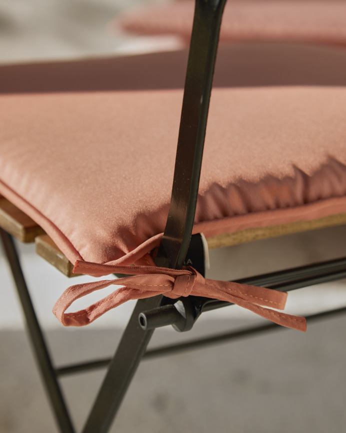 Cuscino quadrato colore rosa 40x40x3cm