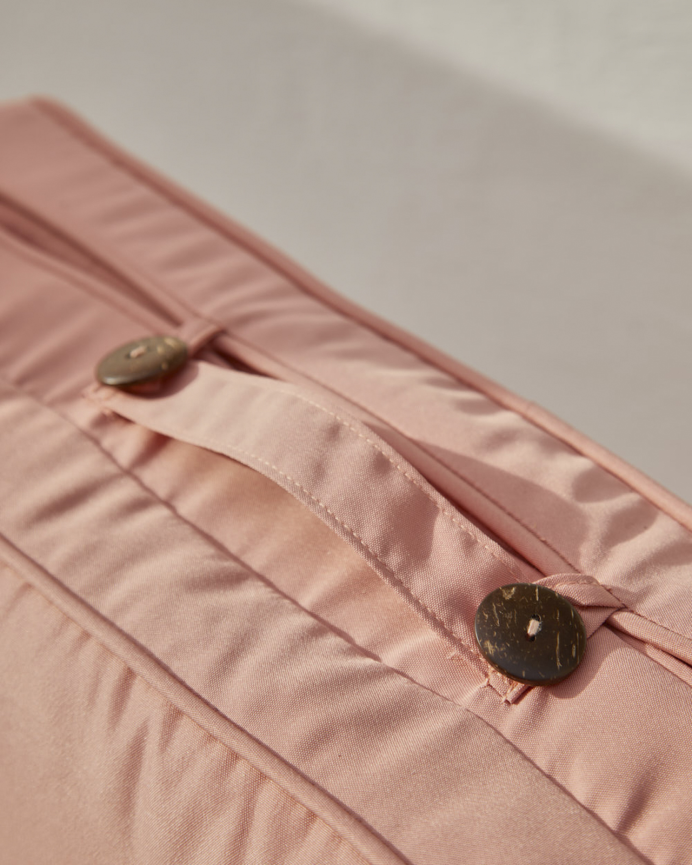 Cuscino da pavimento color rosa in diverse misure