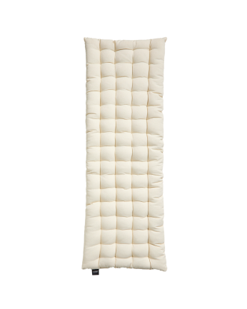 Cuscino rettangolare in cotone colore beige 40x120x4cm