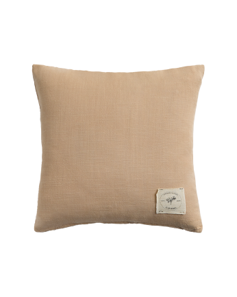Fodera per cuscino in cotone vintage colore beige in varie misure
