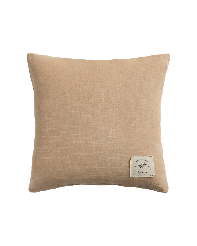 Fodera per cuscino in cotone vintage colore beige in varie misure