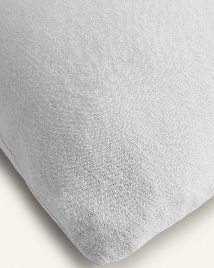Fodera per cuscino in cotone vintage colore bianco in varie misure