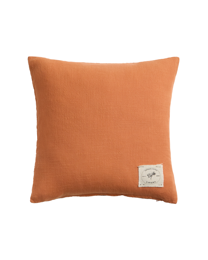 Fodera per cuscino in cotone vintage colore terra in varie misure