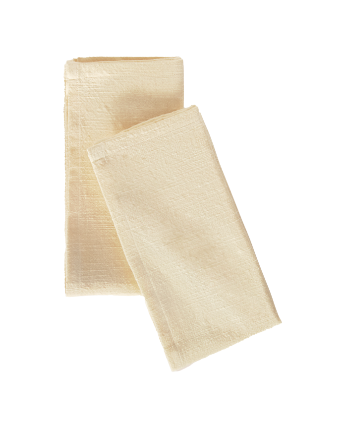 Set 2 tovaglioli in cotone naturale 45x45cm