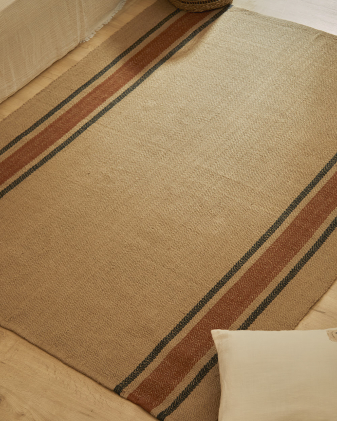 Tappeto in juta colore marrone in diverse misure