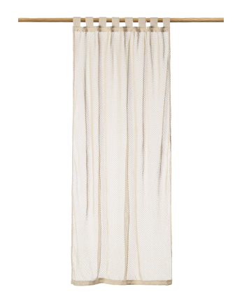 Tenda a rete in cotone colore naturale 140x280cm