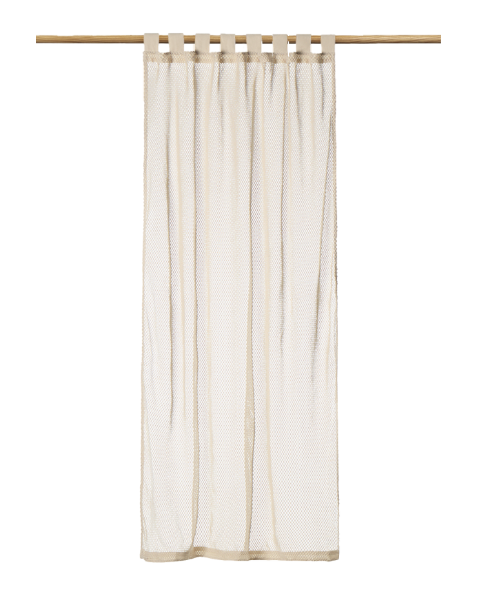 Tenda a rete in cotone colore naturale 140x280cm