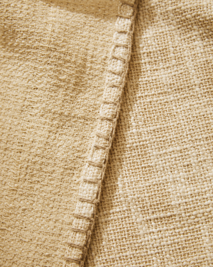 Copriletto in cotone colore naturale in diverse misure