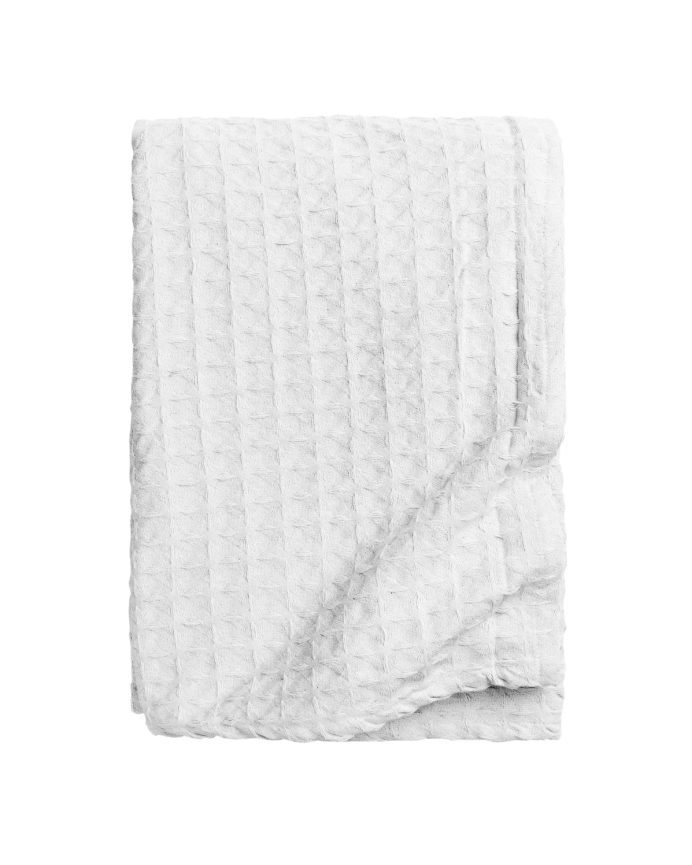 Copriletto in cotone a nido d’ape colore bianco in diverse misure