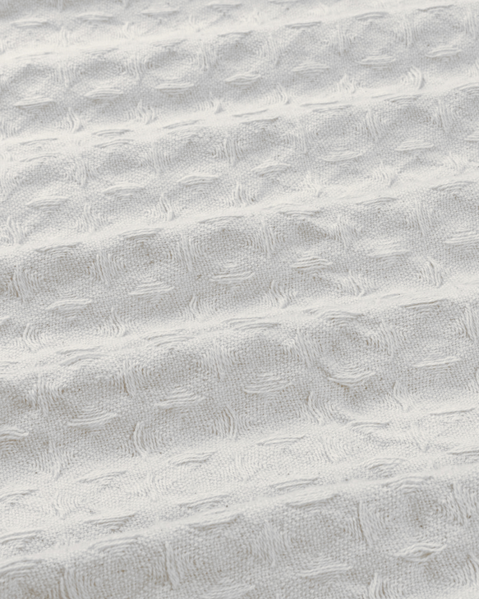 Copriletto in cotone a nido d’ape colore bianco in diverse misure