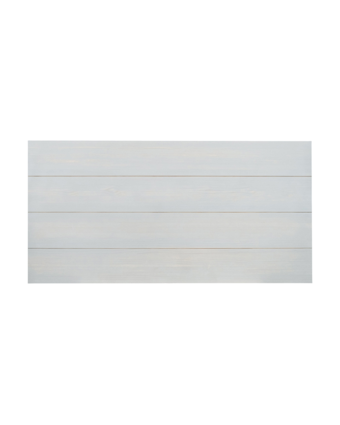 Testiera in legno massello colore blu decapato in diverse misure