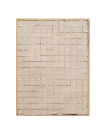 Quadro beige decorativo su tela di cotone con telaio in legno dipinto a mano con pittura ad olio in diverse misure