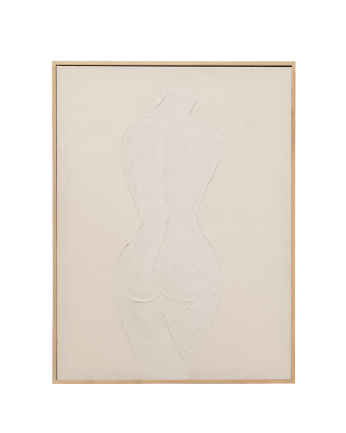 Quadro beige decorativo su tela di cotone con telaio in legno dipinto a mano con pittura ad olio in diverse misure