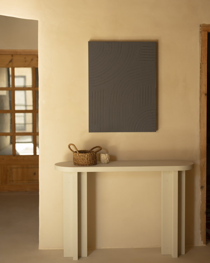 Quadro marrone decorativo su tela di cotone con telaio in legno dipinto a mano con pittura ad olio in diverse misure