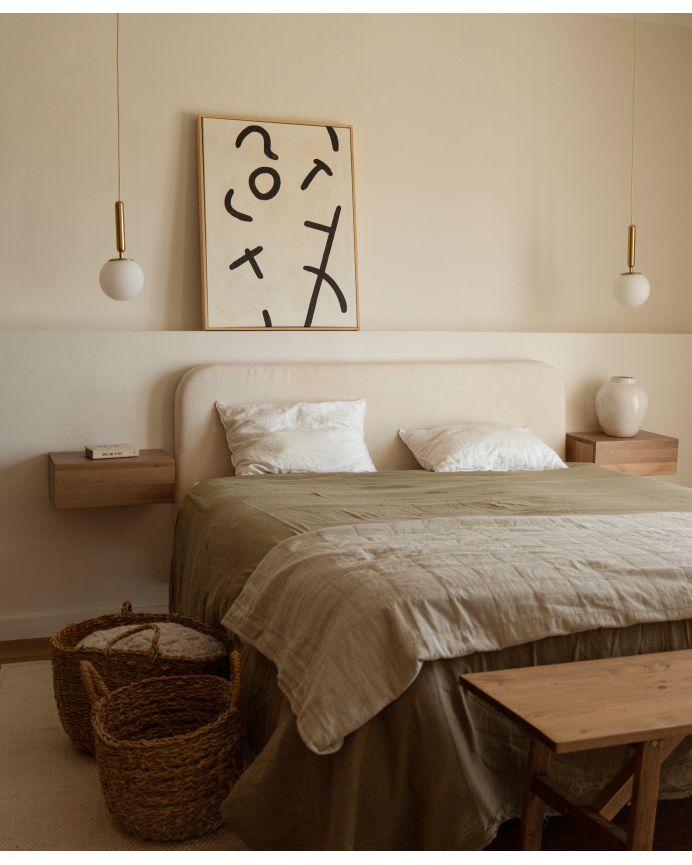 Quadro bianco e nero decorativo su cotone con telaio in legno dipinto a mano con pittura ad olio in diverse misure