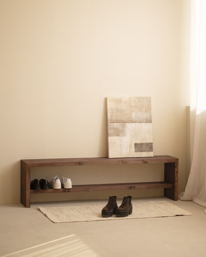 Quadro grigio decorativo su tela di cotone con telaio in legno dipinto a mano con pittura ad olio in diverse misure
