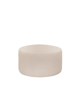 Pouf in tonalità naturale 60x34cm