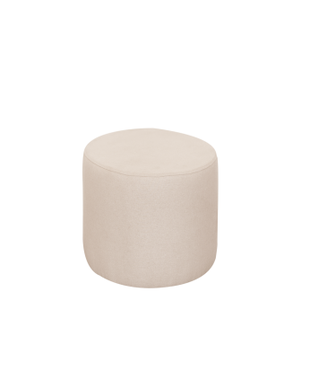 Pouf in tonalità naturale 44x42cm