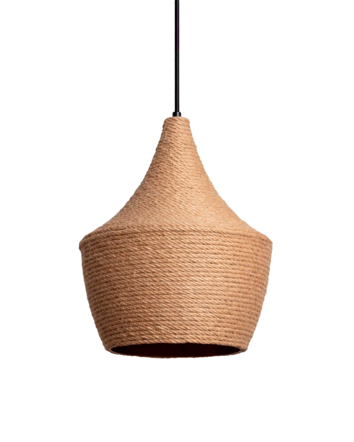 Lampada da soffitto in alluminio naturale 167cm