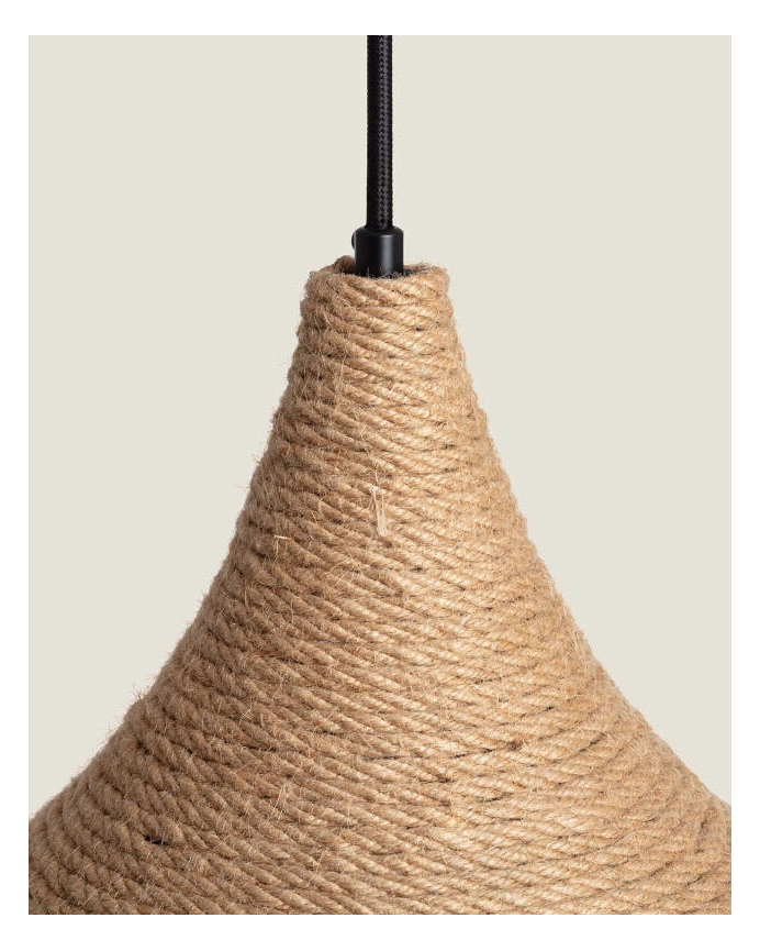 Lampada da soffitto in alluminio naturale 167cm