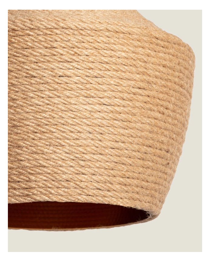 Lampada da soffitto in alluminio naturale 167cm