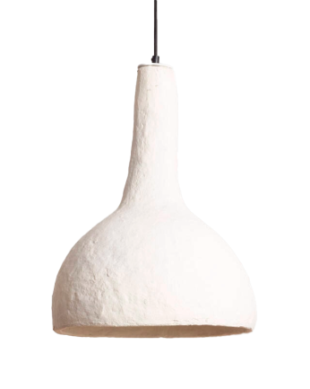 Lampada da soffitto in carta panna bianco 150cm