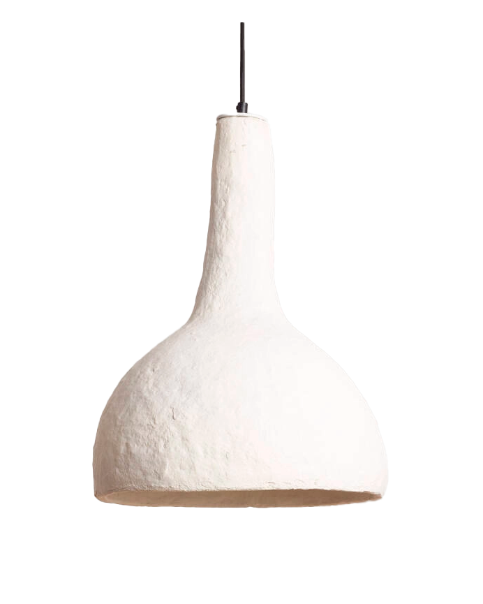 Lampada da soffitto in carta panna bianco 150cm