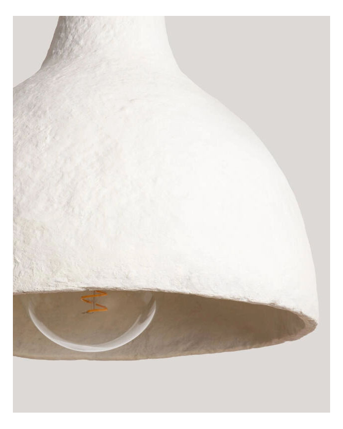Lampada da soffitto in carta panna bianco 150cm