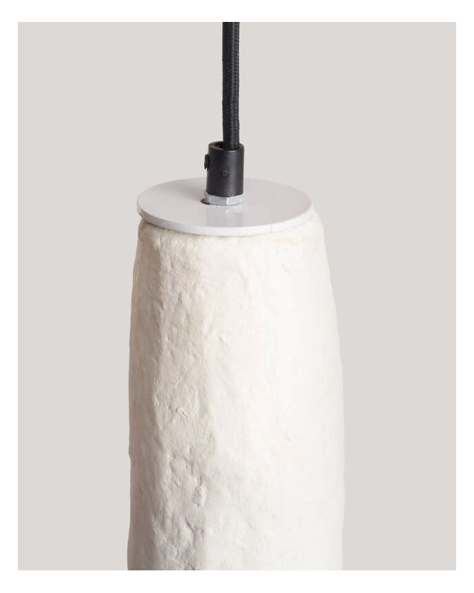 Lampada da soffitto in carta panna bianco 150cm