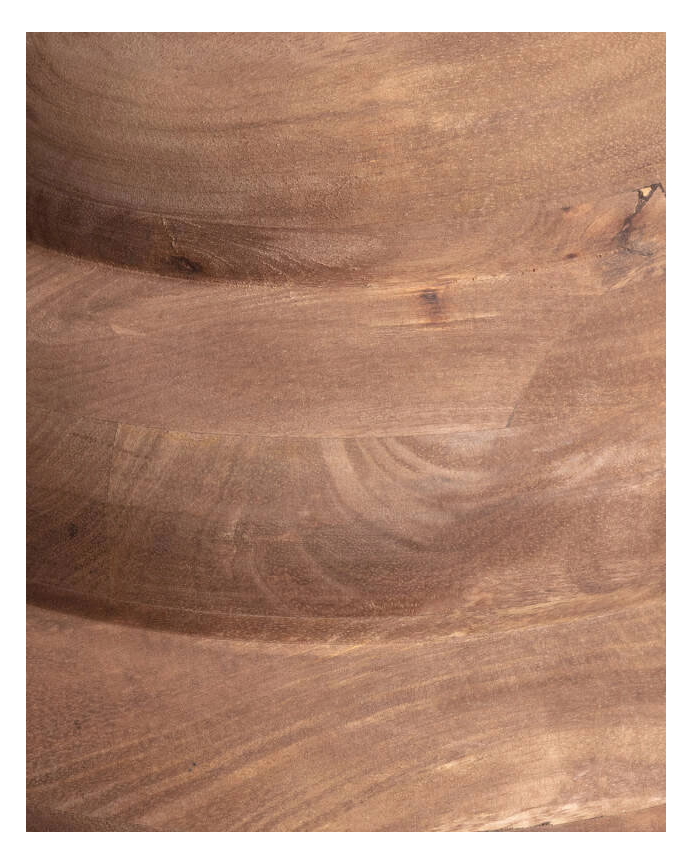 Lampada da soffitto in legno con manico marrone 128cm