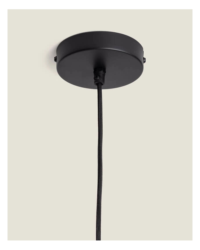 Lampada da soffitto in metallo marrone chiaro 26cm