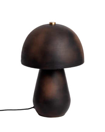 Lampada da tavolo in metallo nero 36cm