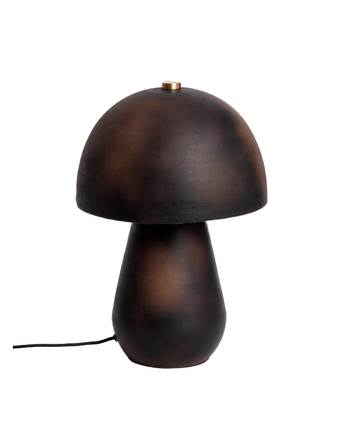 Lampada da tavolo in metallo nero 36cm