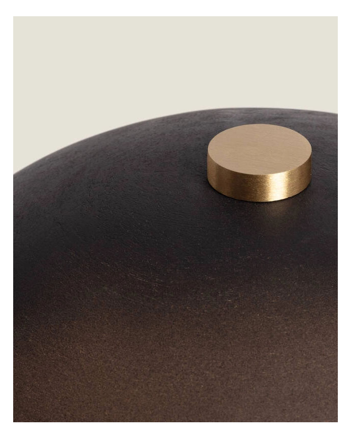 Lampada da tavolo in metallo nero 36cm