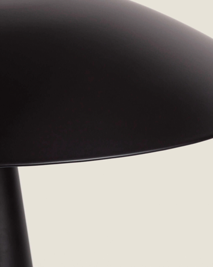 Lampada da tavolo di metallo colore nero di 38cm