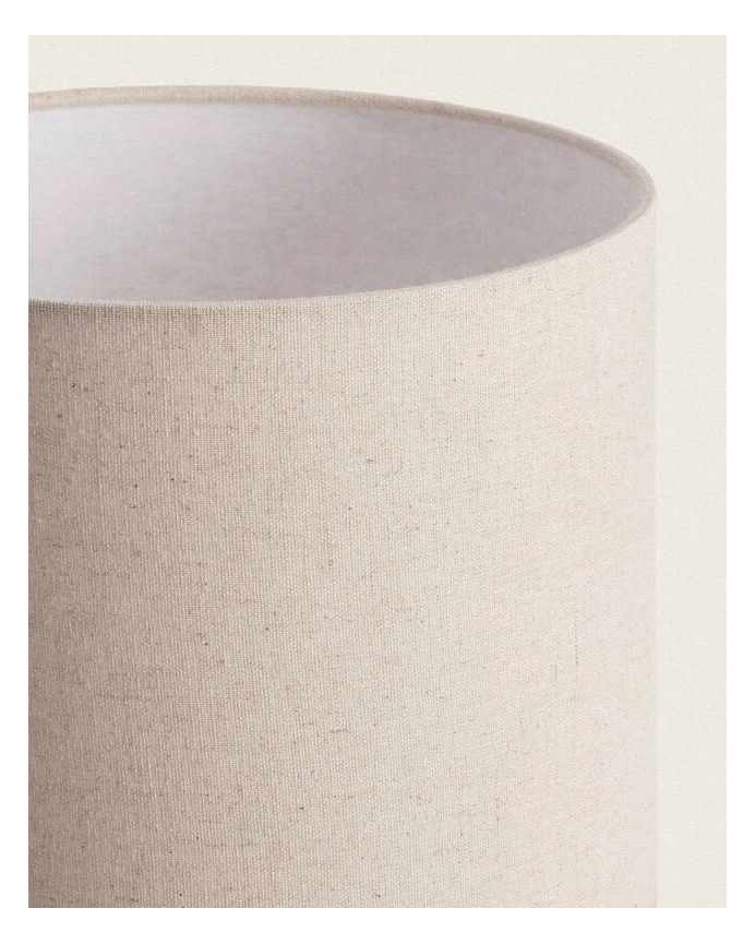 Lampada da tavolo in ceramica beige 50cm