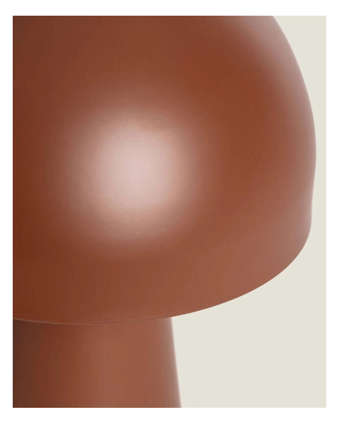 Lampada da tavolo in metallo marrone 29cm