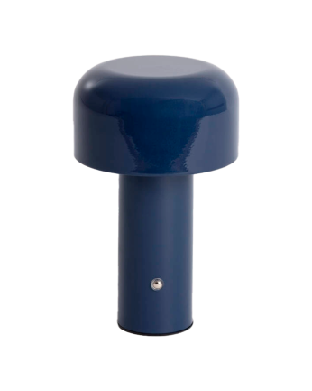 Lampada da tavolo in metallo blu 21cm