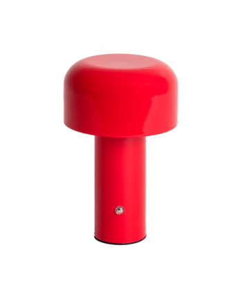Lampada da tavolo in metallo rosso 21cm