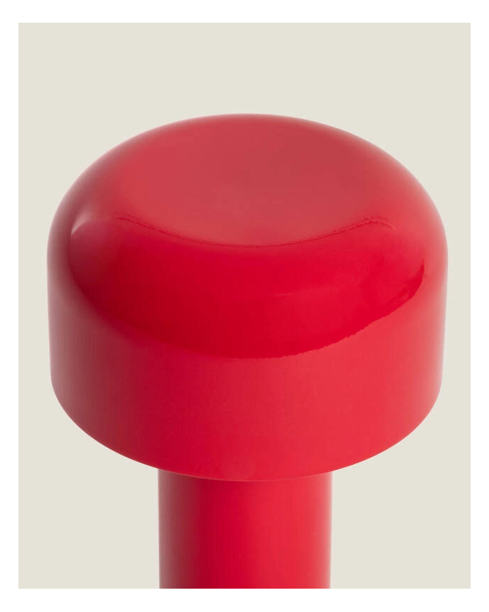 Lampada da tavolo in metallo rosso 21cm