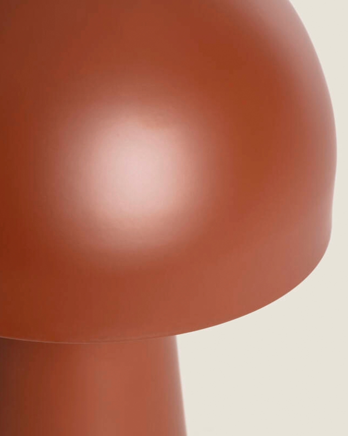 Lampada da tavolo in metallo marrone 29cm