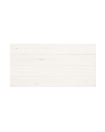 Cabeceira de madeira maciça em tom branco de vários tamanhos