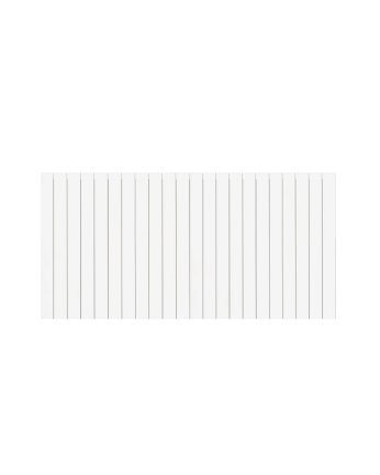 Cabeceira de madeira maciça em tom branco de vários tamanhos