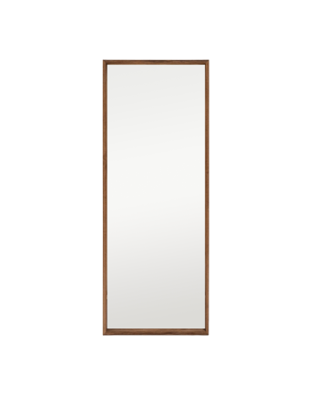 Espelho de madeira maciça de carvalho escuro em vários tamanhos