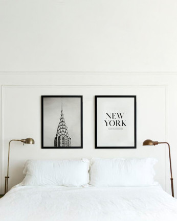 Pack de 2 Láminas decorativas de Nova York