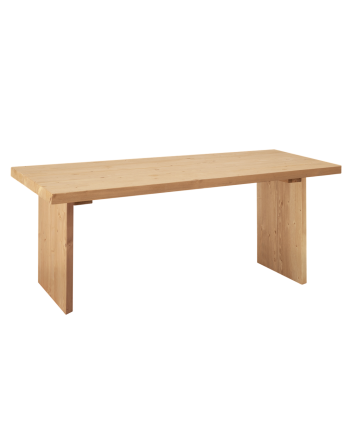 Mesa de centro em madeira maciça tom carvalho médio 47x60cm