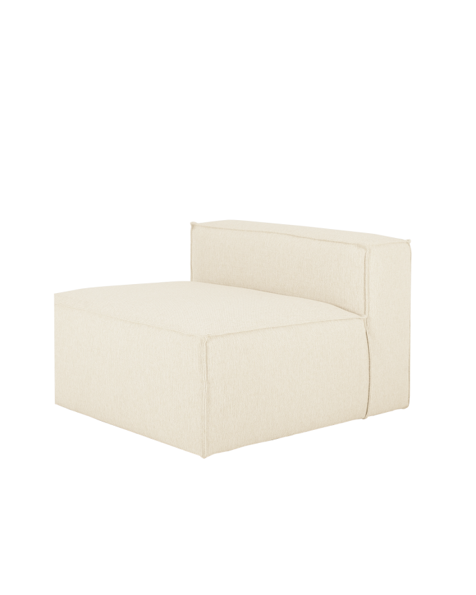 Sofá de cor branco sujo de 130x110cm