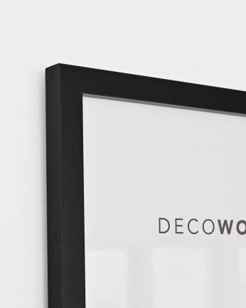 Pack de 2 Láminas decorativas de Mármore Preto