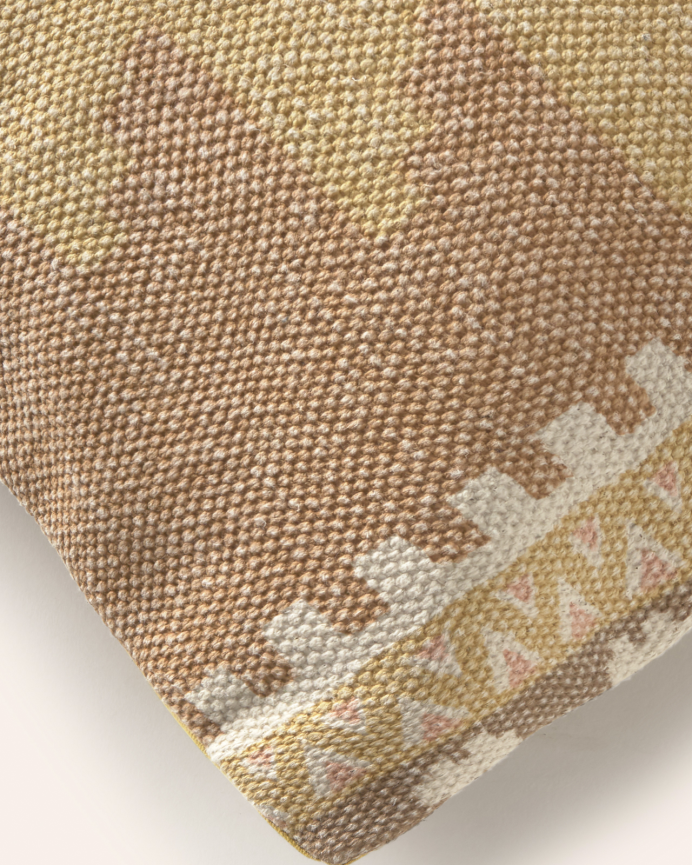 Capa de almofada de algodão dhurrie 30x60cm